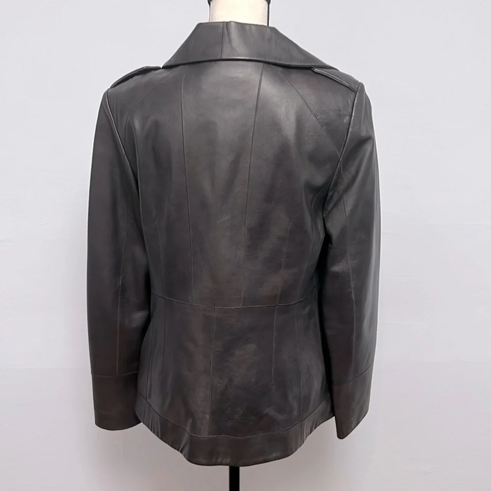 Cole Haan Lamb Leather Jacket